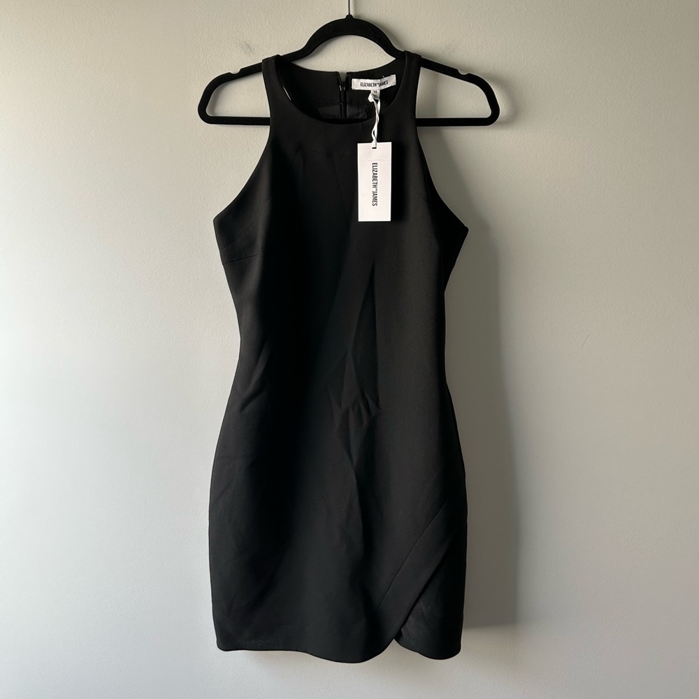 Elizabeth and James black sleeveless short dress